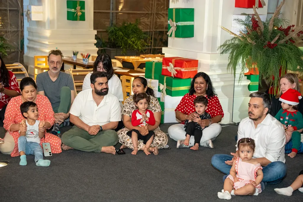 School festival with interactive games