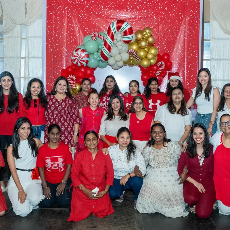 Christmas celebration with preschool children