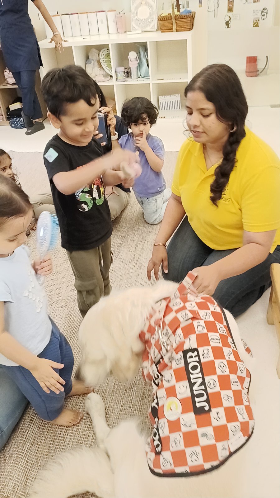 Toddler exploring materials during an occupational therapy–supported session at Circles & Cycles, Bandra